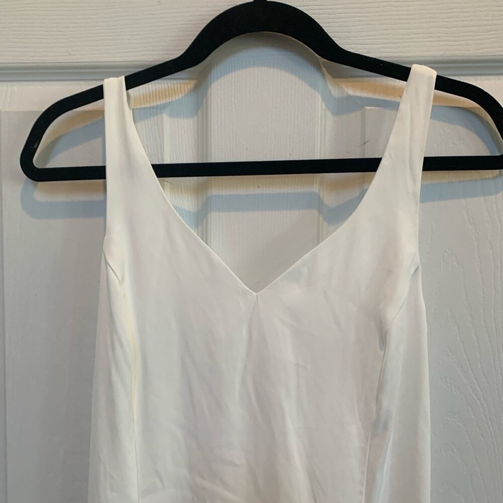 Lulus White Maxi Dress Sz L # 404 - Picture 3 of 9